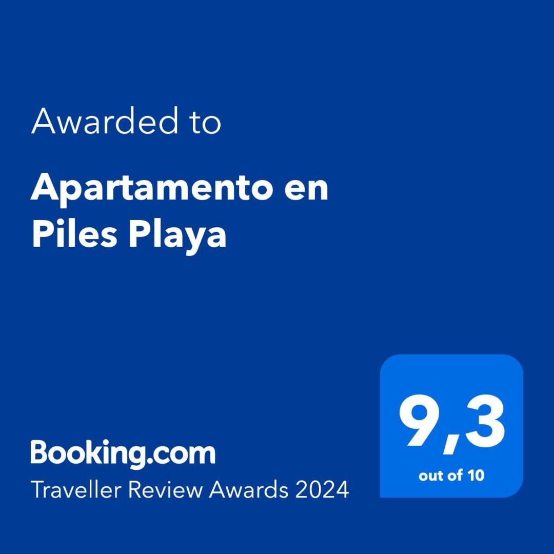 Apartamento En Piles Playa Exteriör bild